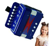 Button Accordion,Instrument Toy Button Accordion for Kids | Portable Accordion Musical Instruments Birthday for Children, Boys and Girls Age 3
