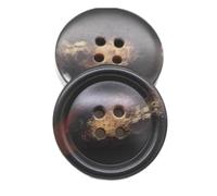 Button Black Brown Coat Button Decorative Sewing Accessories, Color 4, 27mm 10pcs