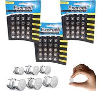 Button Cell Batteries 72Pcs Assorted 3V Coin Cell Watch Battery AG1 AG3 AG4 AG10 AG12 AG13 for Calculators Remote Controls Car Key Fobs Toys Cameras Small Electronics
