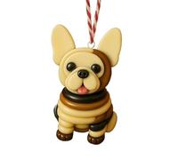 Button Christmas Ornament Kits | Dog Figurine Decoration - Christmas Ornament Craft Kits,for Women Men Boy Girl Family Holiday Tree Sewing Car Rearview Mirror Wall Wallet