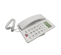 Button Classical Desk Phone for Business Offices, White | Caller Identification for Hotels and Businesses, Multiple Line Access, Easy to Use, Business Seniors Telephones