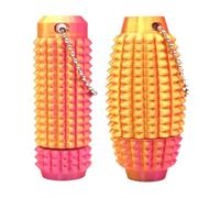 Button Click, Spinners, Pain Stim, 3-in-1 Design of Little Ouchies Fidget Toy with Keychain,Spiky Toys Stress Relief for Adults Friends Pocket Mini Fidget Toy Novelty Gifts