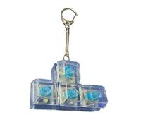 Button Clickers - Tactile Pad for Sensory Calming | Mechanical Switches with Clear Housings & Silent Springs for Classrooms, Workspaces, Dormitories and Flights