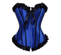 Button Closure Shaper Underwear for Casual and Party Wear Great for All Seasons Perfect for Pair with Jeans, Dresses, Skirts and Shirts, blue, M