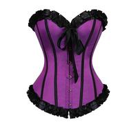 Button Closure Shaper Underwear for Casual and Party Wear Great for All Seasons Perfect for Pair with Jeans, Dresses, Skirts and Shirts, purple, 5XL