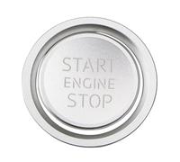Button Compatible with A4 for A5 for A6 for A7 Auto Engine Start Stop Ignition Ring Circle Sticker Case Interior Decorative Covers Car Styling
