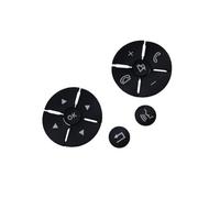 Button Compatible With Benz For GLK Class For W204 For W212 For W221 Auto Parts Steering Wheel Button Trim Car Sticker Interior Accessories
