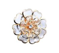 Button Cover - Decorative Flower Design, Vintage Style Jewelry Accent, In-Built Construction, Secure Clothing Attachment | Enhance the Look of Outfits on Shirts