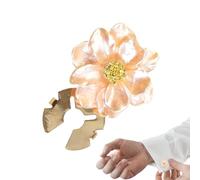 Button Cover | Gold Coasting Cufflinks | Design Gold Base Button Gems Clip On - For Blouses Shirts Wedding Dress Jewelry Making DIY Clothing Bags Shoes Decoration Needlework