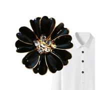 Button Cover - Rhinestone Clip Flower Decor - Sewing Button Covers | for Jeans Sewing Dress Fabric Blouse Clothing Clothes Shirt
