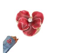 Button Cover Without Sewing Easy to Apply Reusable Fashion Jewellery Decorative Floral Cuff Link Cover for Ceremonies Weddings Holidays Parties Festive Gatherings Work, Siehe Beschreibung,
