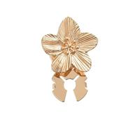 Button Covers 10 Pcs Rhinestone Pearl Flower Button Covers Alloy Golden Base Cover Handwoven DIY Accessories Shirt Box(Color B)