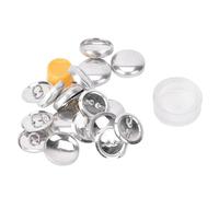 Button Covers, Buttons for Clothes Cover Buttons Sewing Buttons Cover Buttons Kit with Tools Self Cover Buttons with Wire Backs (20MM)
