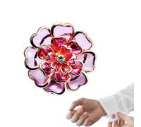 Button Covers - Dainty Decorative Metal Flower Shaped DIY Embellishments, Up Button Covers for Blouses and Clothes,For Women, Mothers, Wives, Daughters, Girlfriends