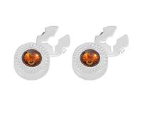Button Covers for Men Crystal Flat Round Button Cuffs Cufflinks for Wedding and Formal Event Accessories, S, Metal Crystal, no gemstone