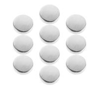 Button Covers For Women 100Pcs Smooth Copper Button Covers for Shirts Blouses Jackets Cufflink Findings Dress Shirt
