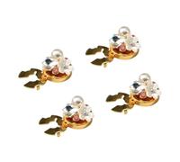 Button Covers for Women Blouses Pearl Flower Shirt Decoration | Button Cover Cufflinks for Women Girls Sewers Tailors Artists Wedding Holiday Party Meeting Coats Skirts Suits
