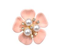 Button Covers - Pearl Floral Embellishments, Fashion Jewelry Clips, Decorative Craft Buttons With Alloy Material | Dress Tuxedo Clothing Wedding Outfit DIY Sewing Project Stylish Accessories Enhancing