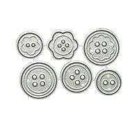 Button Cutting Dies Etched Craft Handmade Ability Developing Template for School Classroom Teacher Teaching Cutting Stencil