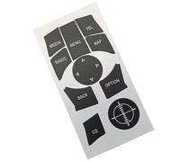 Button Decal Compatible with for E63 E64 E70 E71 E72 E81 E82 E83 E84 E90 F01 F02 F03 F04 F10 F25 Car Multimedia Switch Button Repair Kit Sticker Decal