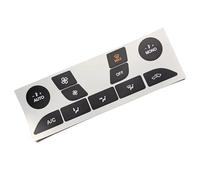 Button Decal Compatible with for Focus 1999 2005 2010 2013 Car Air Conditioner Climate AC Switch Button Repair Decal Sticker Fix Faded Ugly(Black)