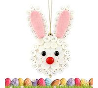 Button Decor Kits - Fun Easter Bunny Home Decor Creative Activity Carrot Decorative with Buttons - For Adults Living Room Bedroom Wall Door Classroom