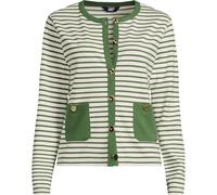 Button Detail Cardigan lands end Green 10-12