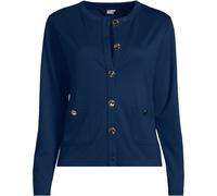 Button Detail Cardigan lands end Navy 8