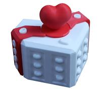 Button Dog Words Annoying Gi Ft Bo X With Screws 3D Printed Plastics Large Fu N Ny Valentine's Day Prank V Alentine's Day Gi Ft Boxes Screw Really Annoying Novelty Cas E(Red, 7. 1x7. 1x7. 2cm)