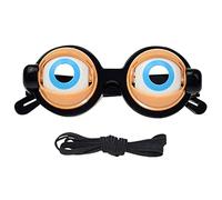 Button Dog Words Children's Strange Trick Funny Glasses Toy Funny Winking Cute Shape Glasses Children's Gifts Game for 3 Years Old Girl (A, One Size)