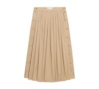 Button-Down Circle Skirt - female - Brooks Brothers - Midi Skirts - Beige - 2XS - Skirts 2XS