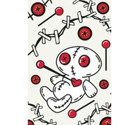 Button Eye Joe - Voodoo Doll: Plain Notebook: Part of The Rebel Spooks Range