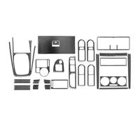 Button Frame Interior Trim Compatible With For Golf 4 For Mk4 For Jetta 1999 2000 2001 2002 2003 2004 24Pcs Center Console Decorative Frames