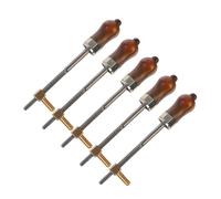 Button Frog Red 5 Pcs Violin Bow Frog Ox Horn Frog Copper Parts Bow Top Parts W/Eyelets Bow Screws Violin accessories kit