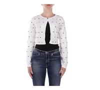 Button-front Logo Cardigan - female - John Richmond - Cardigans - White - S - Knitwear S