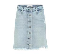 Button-Front Midi Denim Skirt - female - Tommy Hilfiger - Denim Skirts - Blue - W24 - Skirts W24