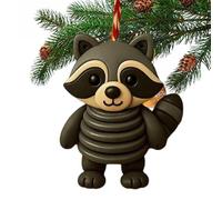 Button Highland Cow - Christmas Button Ornaments Craft Kit | Funny Buttons Pendant Make Your Own Christmas Animal Decorations For Kids & Adults For Holiday Stocking Filler, Window Hanging Decor