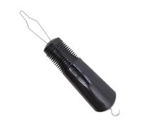 Button Hook - 18cm Zipper Pull Helper with Ergonomic ABS Handle | Lightweight Dressing Aid Metal Loop Tool | Button Assist Device | Steady Grip for Seniors Disabled -Handed Clothing Use