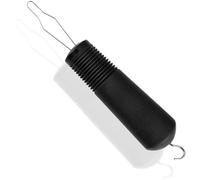 Button Hook and Zipper Pull Helper, Portable Arthritis Aids for Hands, One-Hand Dressing Disability Aids for Arthritis Sufferers, Seniors, Disabled, Elderly Assistance (Black, with Hooks)