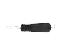 Button Hook Helper with Zipper Pull Aid for Arthritis Use Black