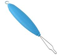 Button Hook with Zipper Aid - Light Blue