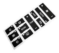 Button Label Stickers Compatible With A2 For A3 For 8L 1Pc Black Car Air Conditioning Climate Control Button Repair Sticker Auto Interior Decorative Decals