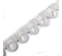 Button Looping Nortexx 10mm Wide Elastic Loops Ivory (1 Metre)