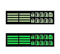 Button Luminous Automobile Interior Stickers Universal Car Windows Control Panel Decals Auto Door Window Lift Button Sticker