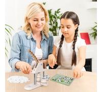 Button Maker Machine, 25=32=58mm DIY Round Pin Badge Making Kit, Pin Maker with 300pcs Button Parts and Circle Cutter, Installation-Free Ergonomic Arc Handle Punch Press Kit for DIY Gifts