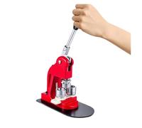 Button Maker Machine 25MM-75MM, Pin Badge Press Maker With 100Pcs Parts+Circle Cutter+Mold, DIY Badges Machine Kit For DIY Craft Production(56MM)