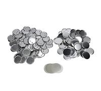 Button Maker Machine Set, 58mm Round Badge Making Kit with 100 Sets Tinplate Iron Pin Materials, DIY Supplies