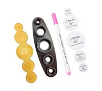 Button Maker Tool Portable Fabric Covered Button for Shirt Down Jacket Jeans Without Button 14.5x4.3 cm