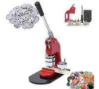 Button Making Machine for DIY Gifts and Christmas - Manual Pin Badge Punching, 25mm to 75mm, Fun Craft Tool for Kids