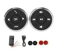 Button Media Remote Control for Steering Wheel Portable Wireless Bluetooth USB Rechargeable Controller Phone Calls Music Controllers